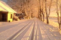 Im Winter wird die ländliche Location zum Paradies